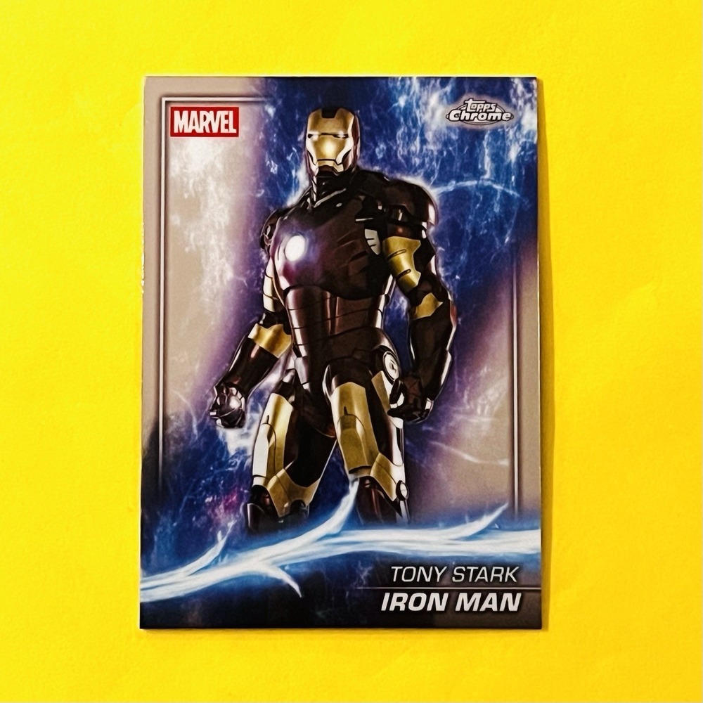 2025 Topps Chrome Marvel Studios Phase One Iron Man #1‎ Tony Stark